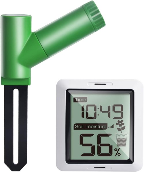 ECOWITT WH0291 Soil Moisture Tester - Digital LCD Display for Accurate Plant Care