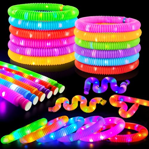 48 Pack Glow Sticks & Bracelets Halloween Party Favors - Kids Light Up Toys