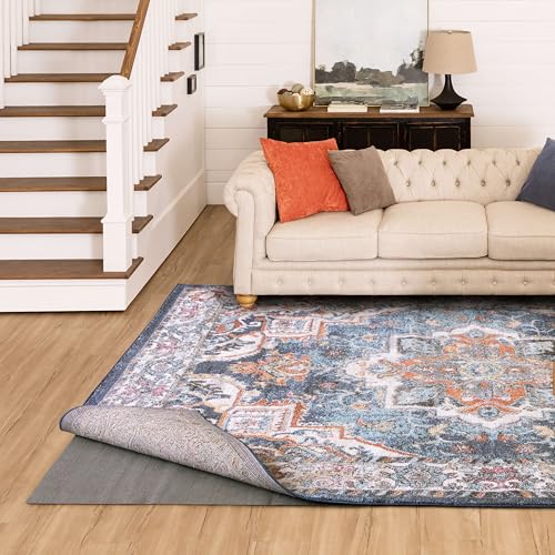Mohawk Home Waterproof Rug Pad 9' x 12' Pet Friendly Non-Slip Cushion for Area Rugs