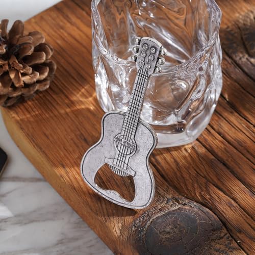 Guitar Bottle Opener Set - Music Lover Beer Openers, Pack of 2