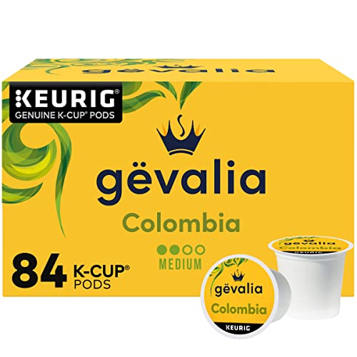 Gevalia Colombian Medium Roast Coffee Pods - 84 Count for Keurig, Pack of 1