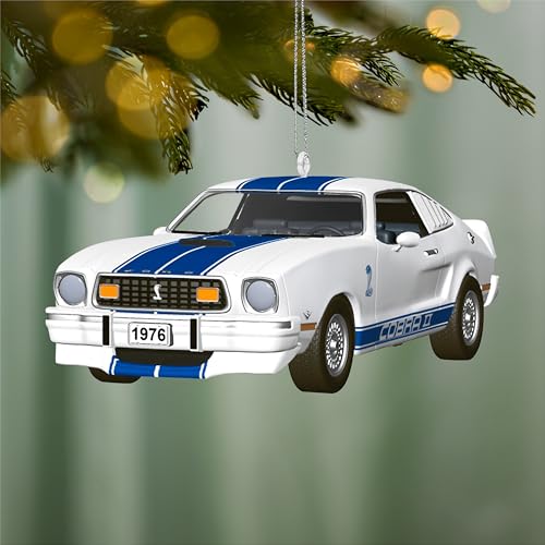 Hallmark Keepsake 1976 Ford Mustang Cobra II Christmas Ornament - Classic Car Decor