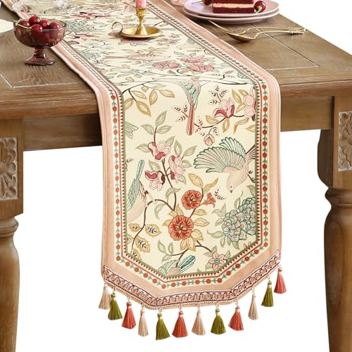 patdrea Cullom Velvet French Designer Vintage Table Runner 12"x63"