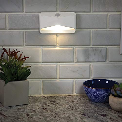 Wireless Battery-Powered LED Night Light - Motion Sensor, 3-Pack for Bedroom, Stairs, Nursery, Kitchen