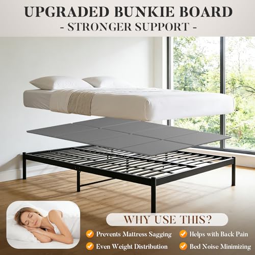 King Size Bunkie Board 76x80 Heavy Duty Breathable Bed Support - JUOIFIP Variation