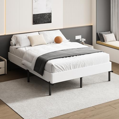 9 Inch King Box Spring Heavy Duty Metal Bed Base with Fabric Cover - Variation of 9a Inch / King