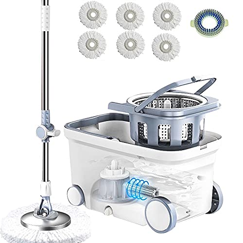 Michao Spin Mop Bucket Deluxe 360° Rotating Floor Cleaning System