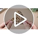 Teyva Daily 24 Pcs Leopard Print Christmas Ornament Set - Cheetah Tree Decor