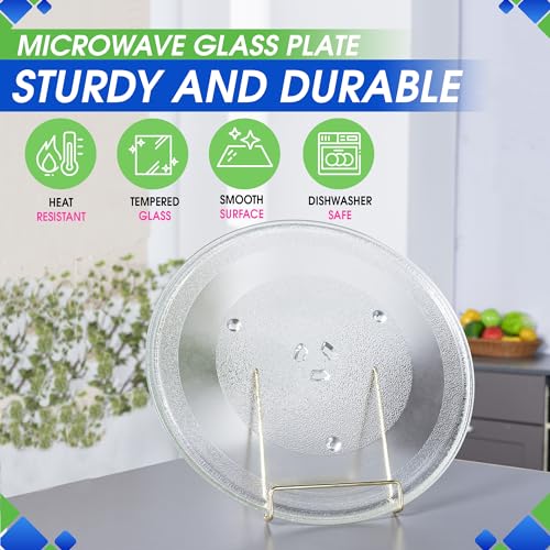 13.5 Inch Microwave Turntable Plate Replacement Fits GE WB39X10032