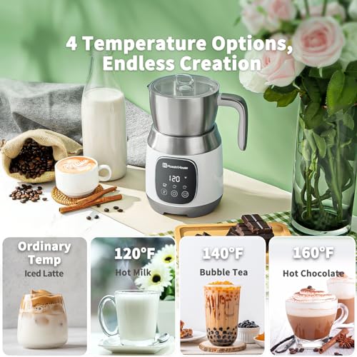 Maestri House DualFro 600 Milk Frother & Steamer White 21oz/600mL