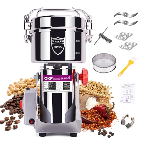 750g Stainless Steel Grain Mill & Spice Grinder - 2800W High-Speed Flour Maker - Variation of THIS listing