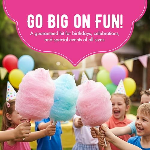 The Candery Cotton Candy Floss Sugar (3-Pack) Includes 100 Premium