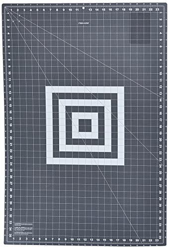 Gray 24x36 Inch Self-Healing Cutting Mat for Sewing & Crafts - Double-Sided Grid