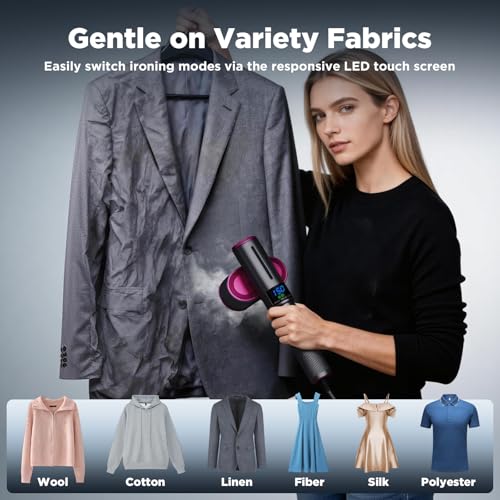 Travel Steamer for Clothes, 2-in-1 Steam Iron & Garment
