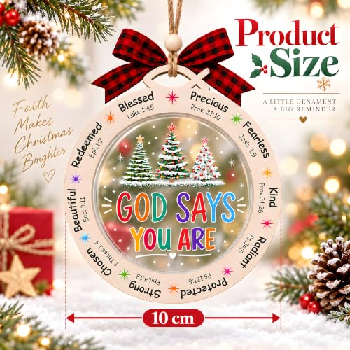 Christmas Ornaments 2026 - Christian Hanging Ornament | Stocking