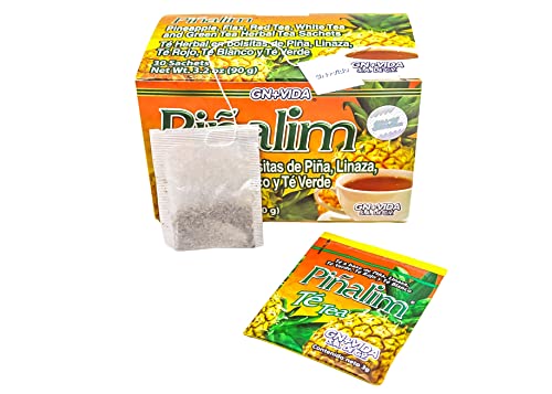 Pinalim Tea 180-Day Supply - Caffeine-Free Pineapple & Herbal Tea Blend