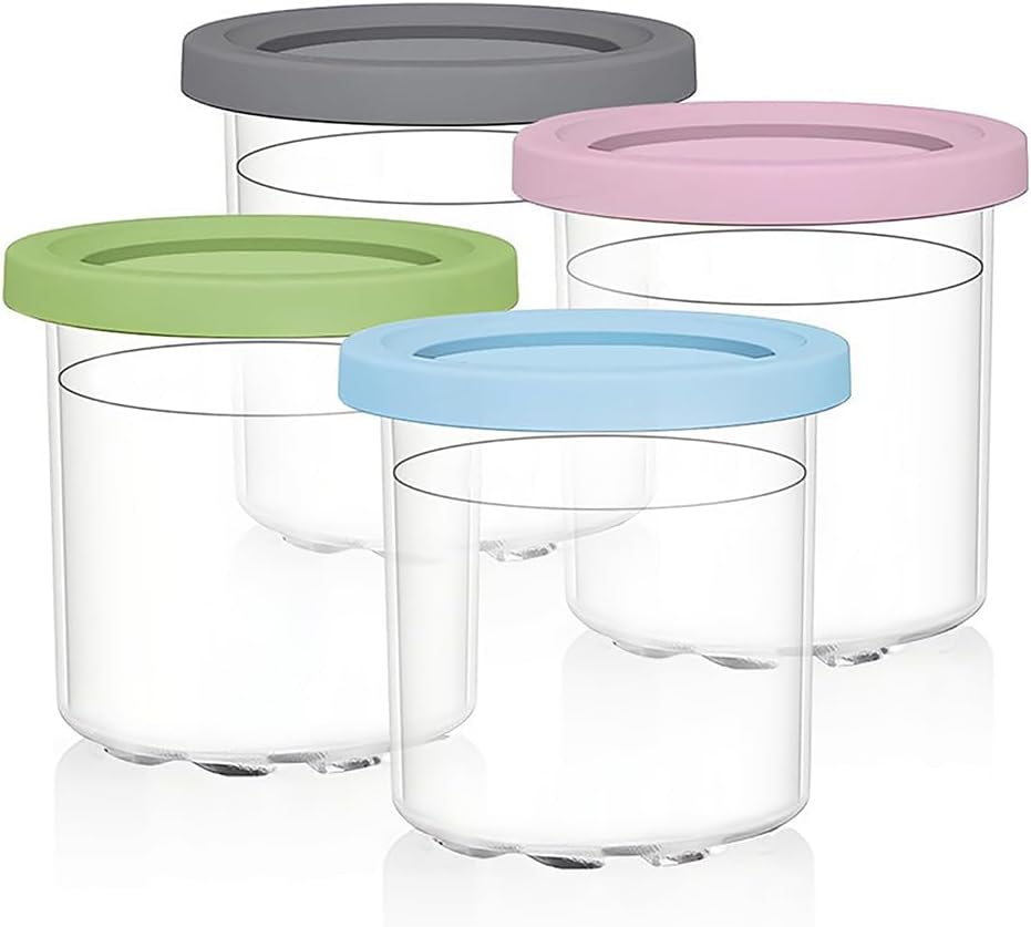 Ninja NC501 CREAMi Deluxe 11-in-1 XL Ice Cream Maker - Silver Bundle with 6 Pints & Lids