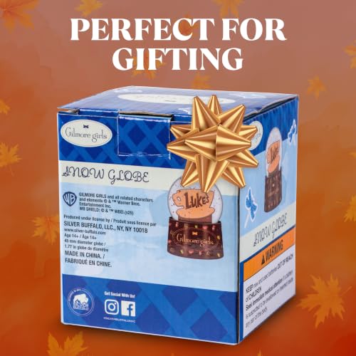 Gilmore Girls Luke's Diner Light-Up Snow Globe 45mm - Official Merch