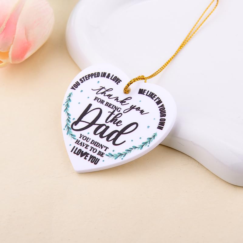 Dad Christmas Tree Ornament - Heartfelt Holiday Gift from Son & Daughter