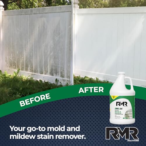 RMR-86 Instant Mold & Mildew Stain Remover Spray 128 Fl Oz - Heavy Duty Cleaning