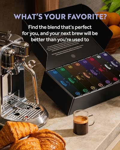 Espresso Pods Variety Pack 80 Count for Nespresso Original Machines - 10 Pack of 8