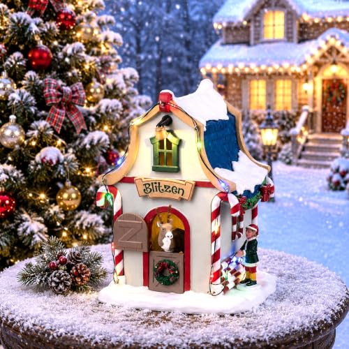 Lemax Blitzen's Den AC-Adaptable Village Accessory #44334