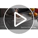 Titanium Cutting Board Set of 3 - Silver BPA-Free Kitchen Chopping Boards M+L+XL
