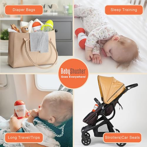 3-Pack Baby Shusher Portable White Noise Sound Machine for Sleep & Travel