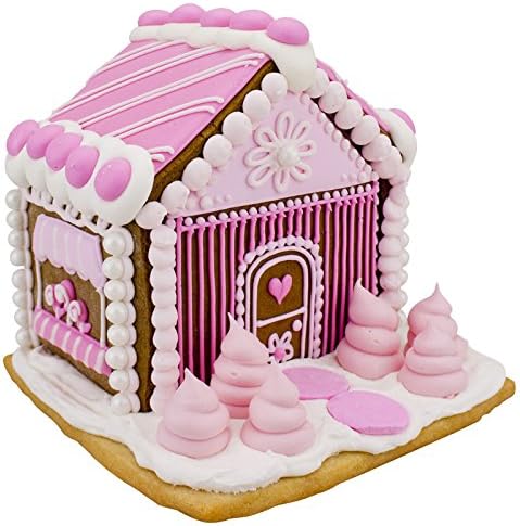 Gingerbread House Cookie Cutter Set - Mini 2-Piece with Recipe Card, 4.5” Tall - Made in USA