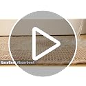 Brown Waffle Bath Mat 59x20 Inches - Extra Soft Absorbent Bathroom Rug