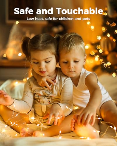 Battery-Operated Fairy Lights 3 Pack 7ft 20 LEDs Silver Wire Indoor/Outdoor