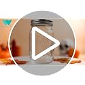 Wellife Wide Mouth Mason Jars 32oz - 4 Pack for Canning & Food Storage