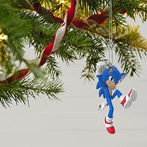 Hallmark Keepsake Sonic The Hedgehog 2 Christmas Ornament 2022 - Plastic Collectible