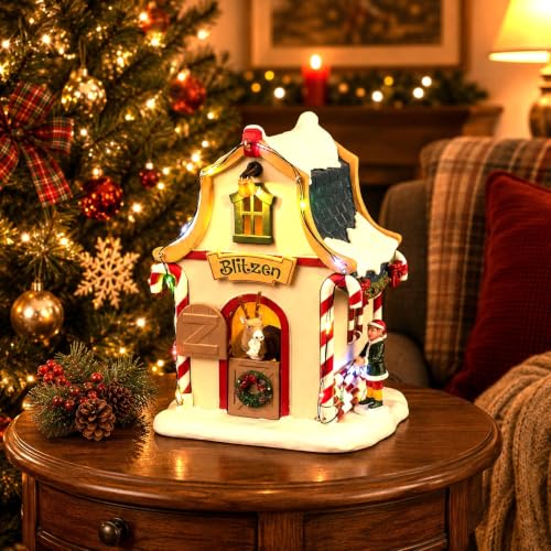 Lemax Blitzen's Den AC-Adaptable Village Accessory #44334