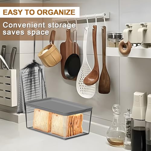Kiss Core Adjustable Bread Slicer with Bread Box – 2-in-1 Homemade Bread Cutting & Storage Kit