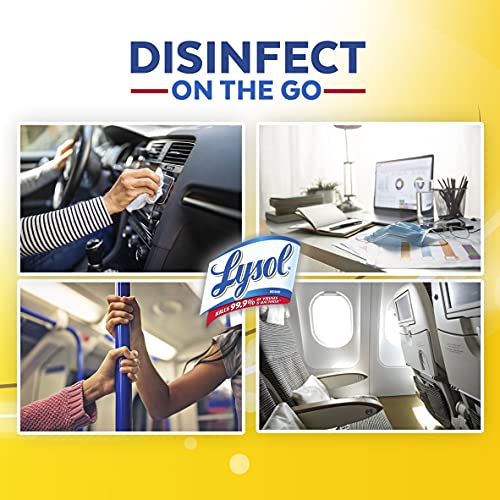 Lysol Disinfecting Hand Wipes with Lemon & Lime Blossom, 480 Count – Germ & Virus Killer