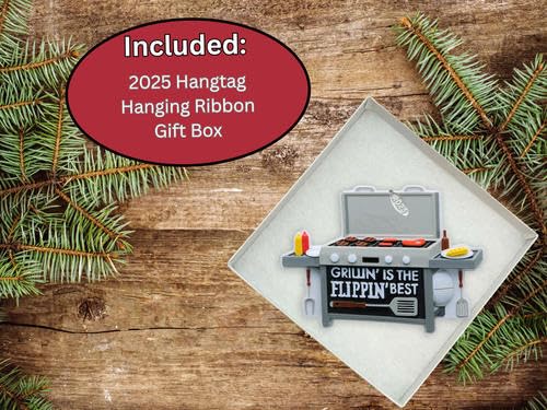 BBQ Ornament, 2026 Christmas Ornaments - Grill, Grilling or Smoker