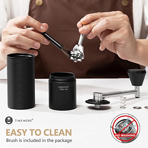 TIMEMORE Chestnut C3 ESP Pro Manual Coffee Grinder Black - Precise Conical Burrs