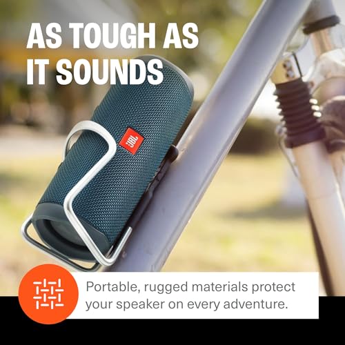 JBL Flip 5 Teal Waterproof Portable Bluetooth Speaker - 12H Battery, Rugged Design