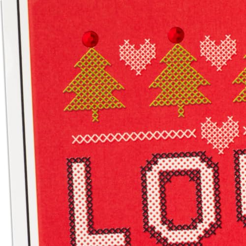 Love Is What We Do Christmas Card with Envelope - Hallmark Romantic Holiday Greeting