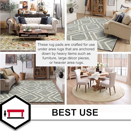 Felt Rug Pad 4' x 6' - Thick Protective Underlay for Hardwood Floors