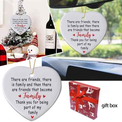 Family Christmas Ornaments 2025,Gifts for Family Friends Christmas Ideas,Personalized Ornaments for Christmas Tree,Long Distance Whole Families Gifts