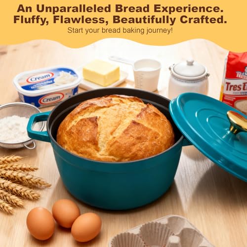 Green Sourdough Starter Kit with Dutch Oven & Baking Accessories - All-Inclusive