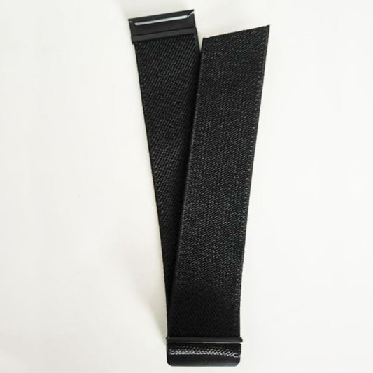YOFUNTLE Stretchy Bands Compatible for WHOOP 4.0 - Breathable Nylon Strap Wristband - Soft, Comfort, Durability, Breathable, Easy to Use and Adjustable (Black)