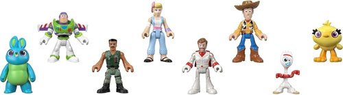 Fisher-Price Imaginext Toy Story Deluxe Figure Set - 11-Piece Buzz Lightyear & Woody | Ages 3+