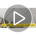 Art3d 3D Drop Ceiling Tiles - Smooth White, 24x48 Inch, 12-Pack