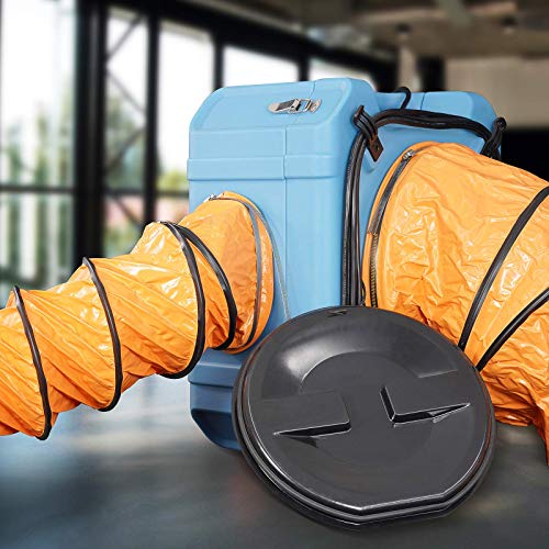 8-Inch PVC Flexible Duct Hose for Air Scrubbers - Easy Storage, 16.4 Feet