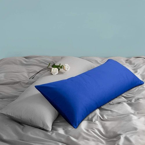FLXXIE Body Pillow Cover - Super Soft Microfiber 20x54 Long Pillowcase | Wrinkle & Stain Resistant, Royal Blue