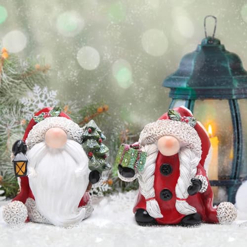 Hodao Christmas Elf Decorations Set - Unique Handcrafted Holiday Ornaments