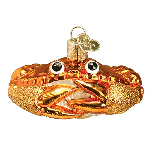 Old World Christmas Crab Louie Tree Ornament - Coastal Holiday Decor